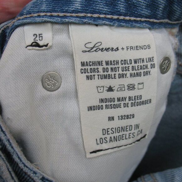 High Waist Shredded Denim Jean Mini Skirt 25 - Picture 9 of 9